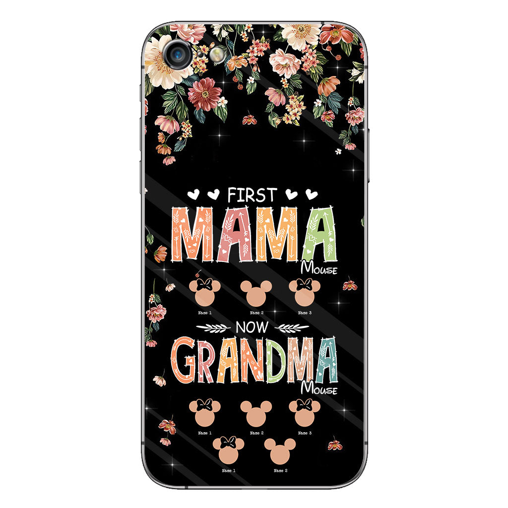 First Mama Mouse Now Grandma Mouse - Personalized Mother's Day Grandma Phone Case