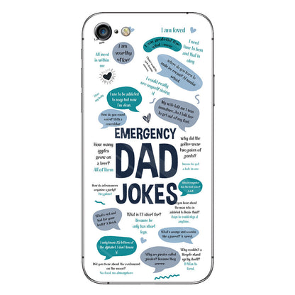 Emergency Dad Jokes - Father's Day Phone Case