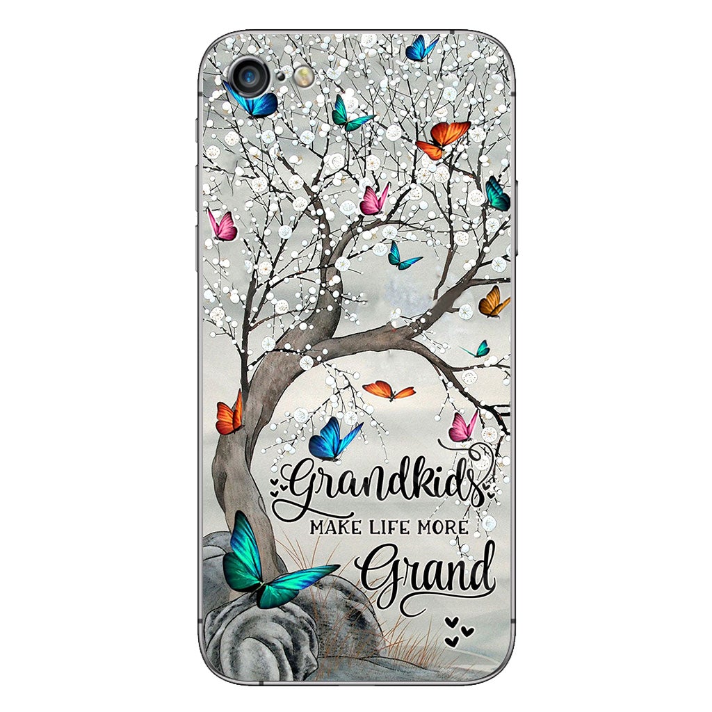 Grandkids Make Life More Grand - Personalized Grandma Phone Case