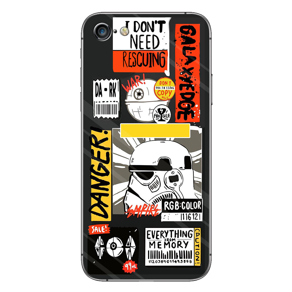 Hello Darkness - Personalized The Force Phone Case