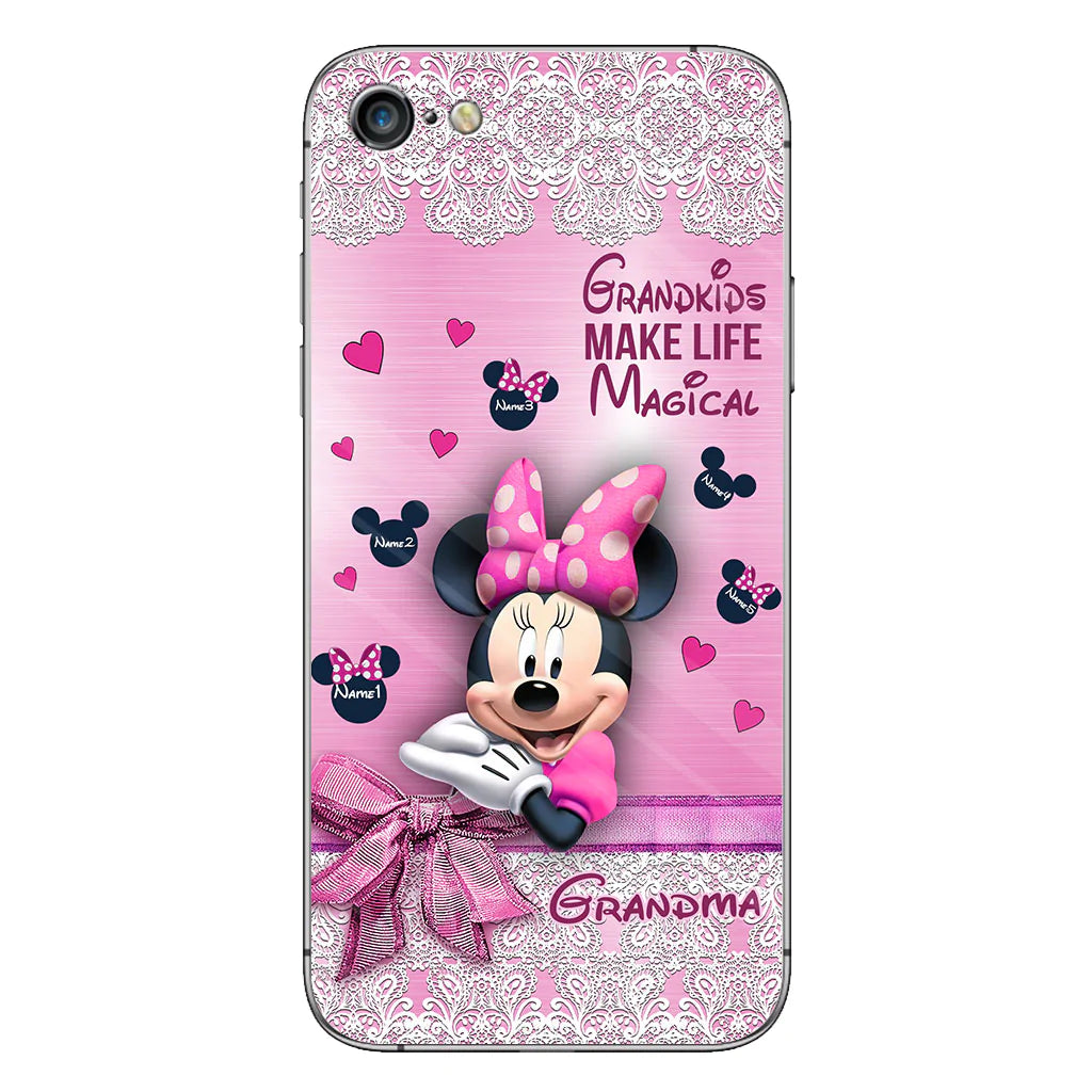 Grandkids Make Life - Personalized Grandma Phone Case