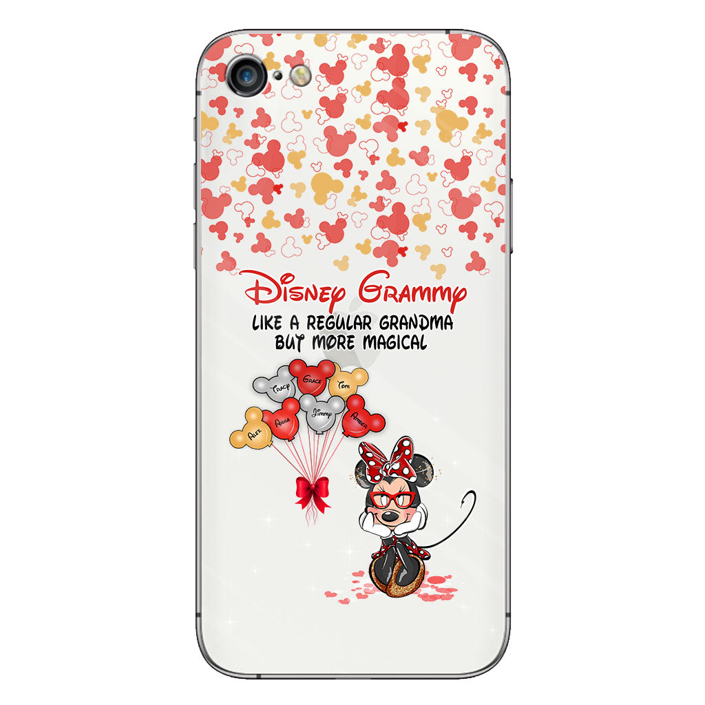 Like A Regular Grandma But More Magical - Personalized Grandma Clear Phone Case