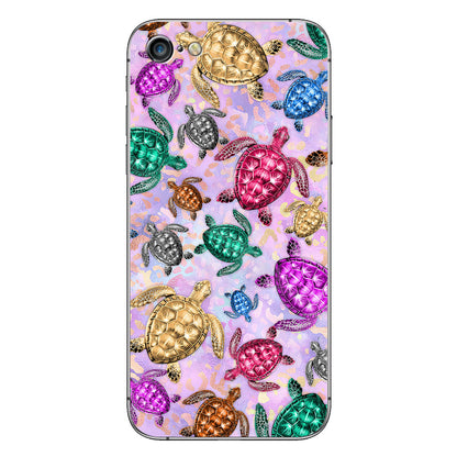 Salty Soul Colorful Turtles Leopard - Phone Case