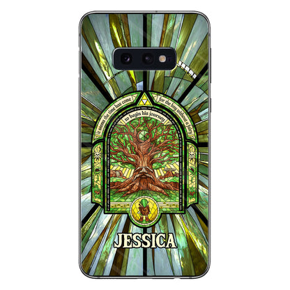 Stainted Glass Game - Personalized The Hero's Legend Phone Case