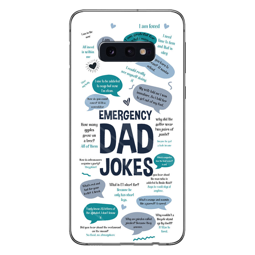 Emergency Dad Jokes - Father's Day Phone Case