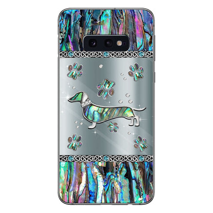 Love Dawg - Personalized Dachshund Phone Case With 3D Pattern Print