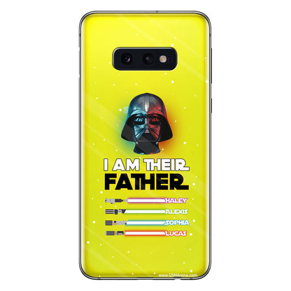 I Am Their Father - Personalized Father Clear Phone Case