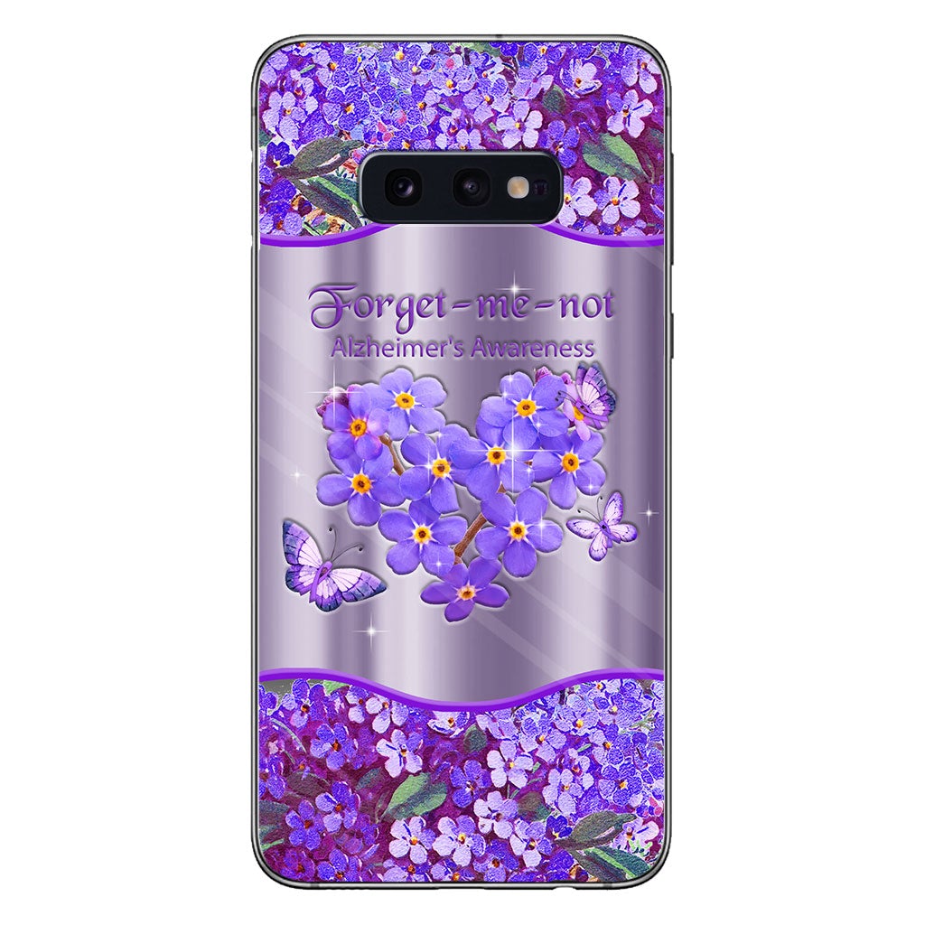 Forget-me-not - Alzheimer Awareness Personalized Phone Case