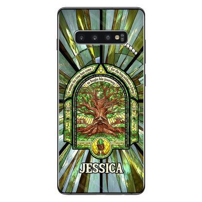 Stainted Glass Game - Personalized The Hero's Legend Phone Case