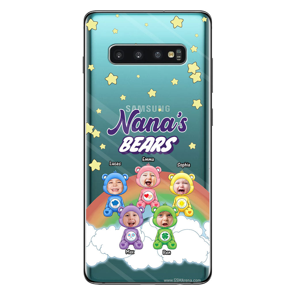 Mama's Bears - Personalized Mother Clear Phone Case