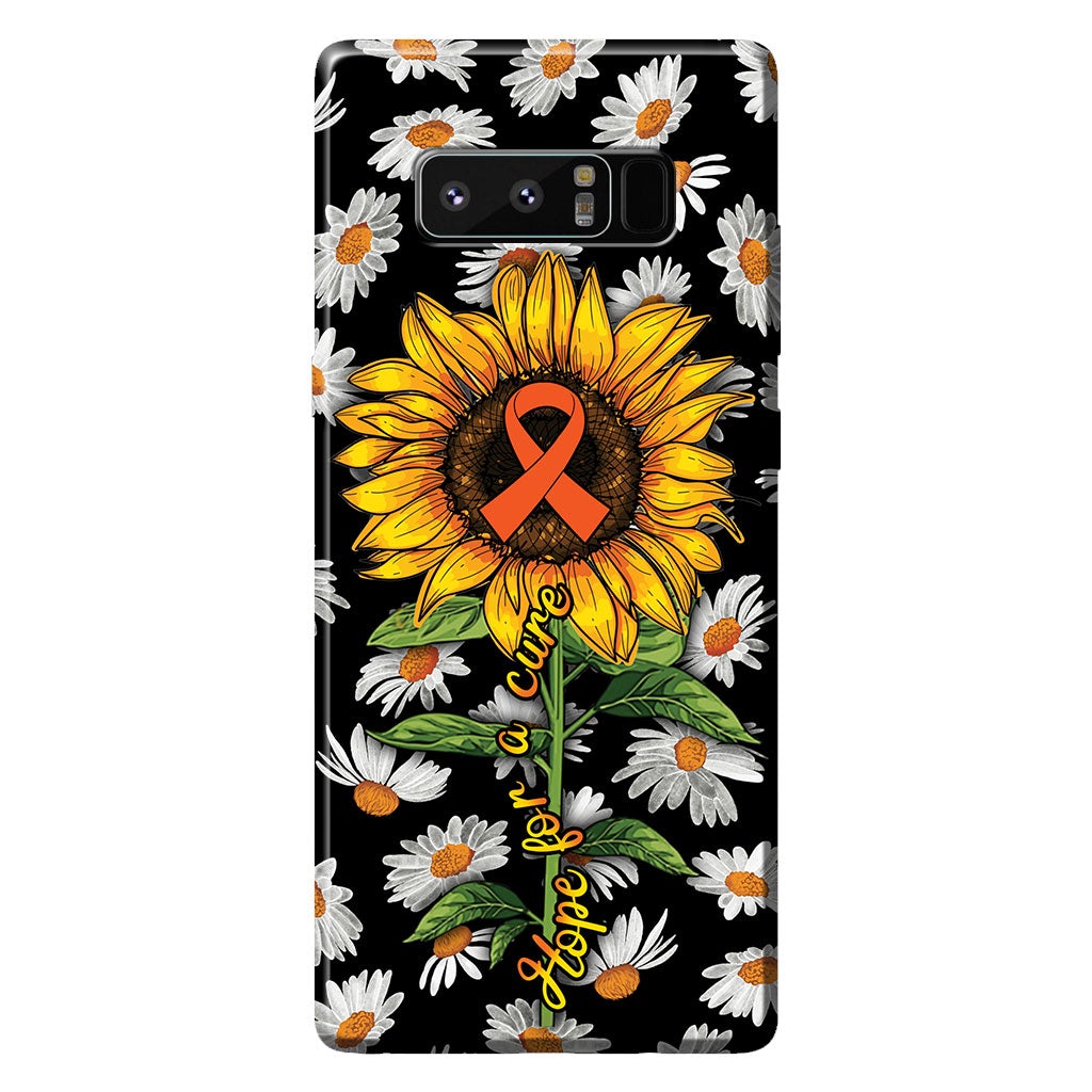 Hope For A Cure  - Multiple Sclerosis Awareness Phone Case 092021