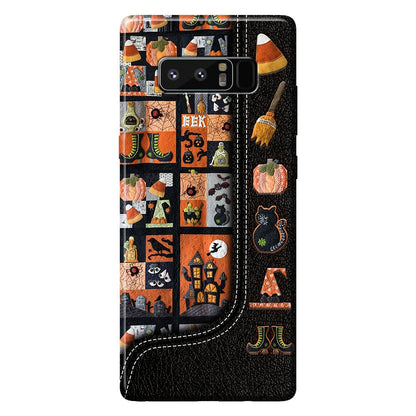 My Broom Broke So Now I Quilt Halloween Personalized Phone Case