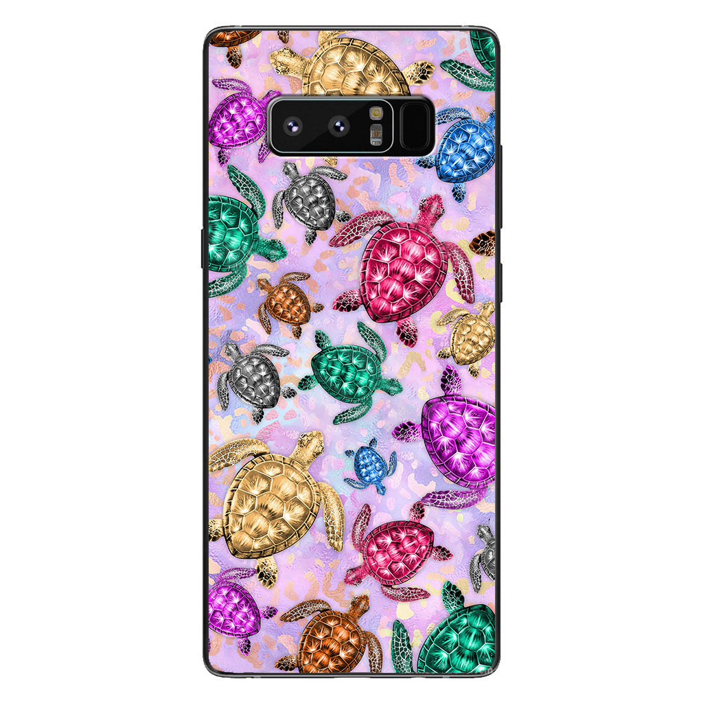 Salty Soul Colorful Turtles Leopard - Phone Case