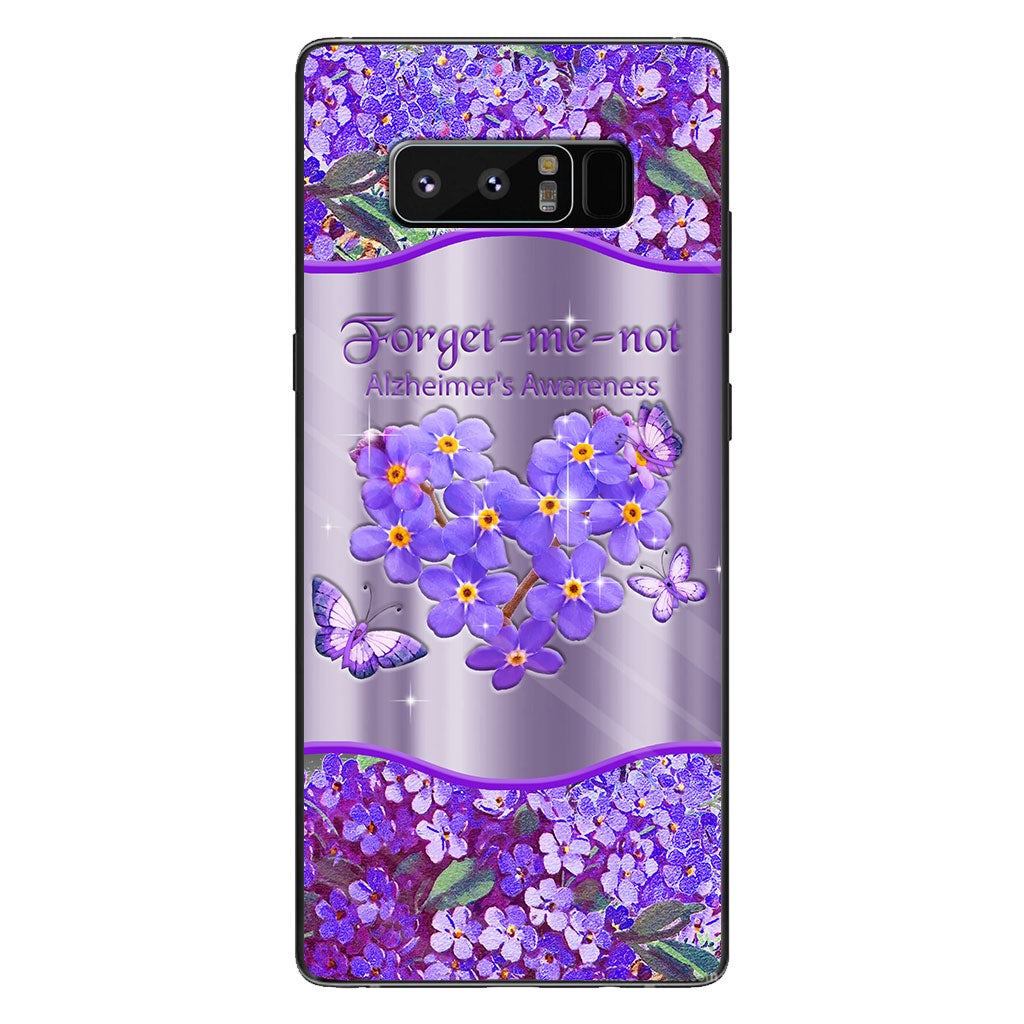 Forget-me-not - Alzheimer Awareness Personalized Phone Case