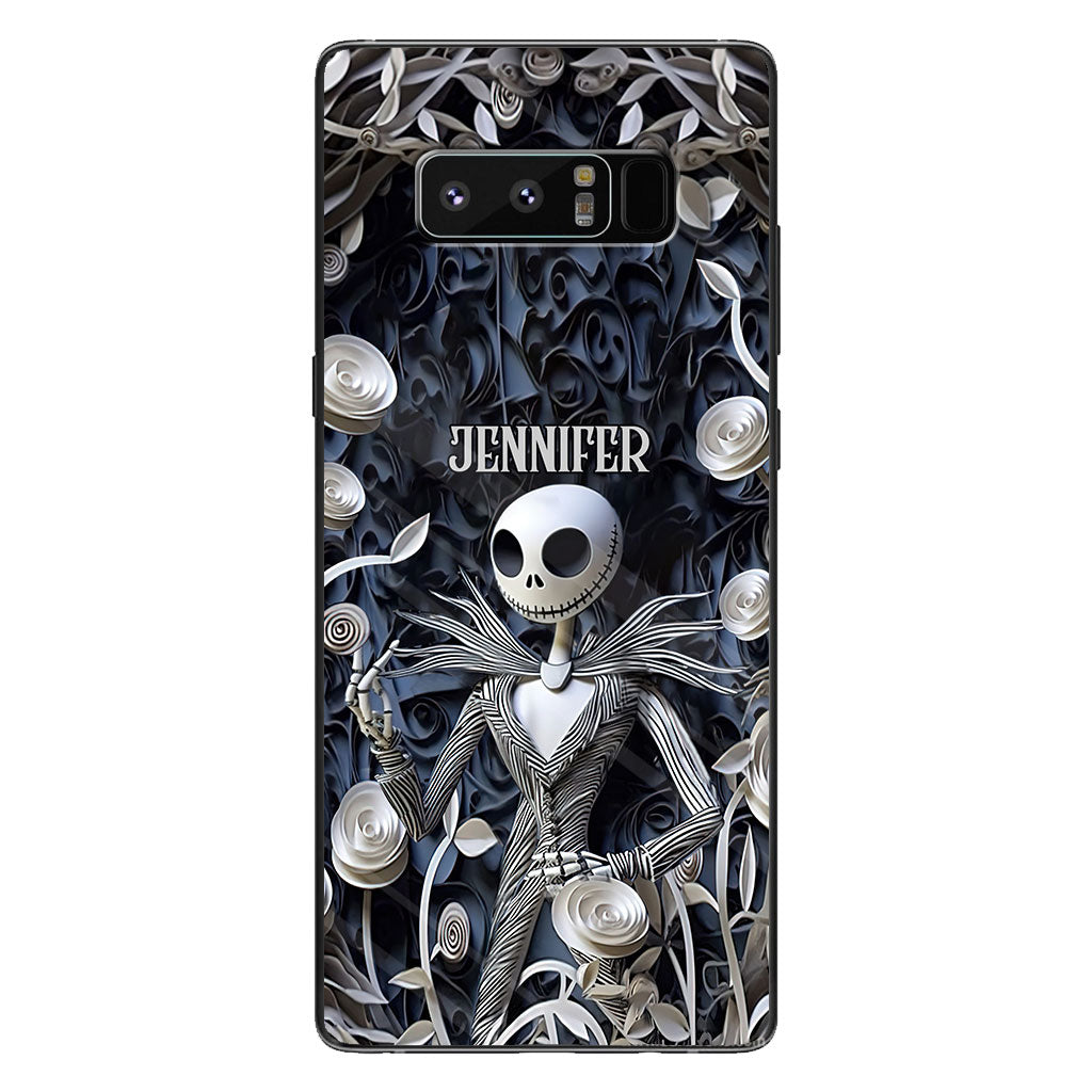 Hello Darkness - Personalized Nightmare Phone Case With 3D Effect Pattern