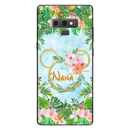 Tropical Mouse Ears Nana - Personalized Grandma Phone Case