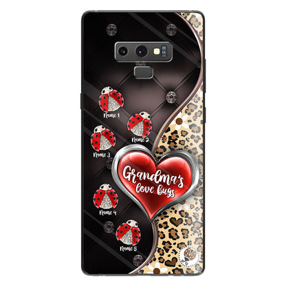 Grandma's Love Bugs - Personalized Mother's Day Grandma Phone Case With 3D Pattern Print