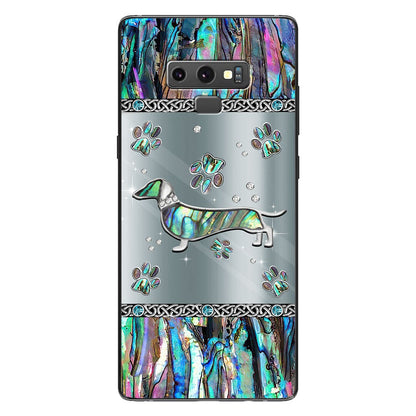 Love Dawg - Personalized Dachshund Phone Case With 3D Pattern Print