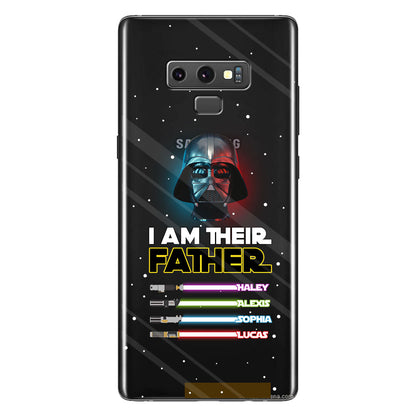 I Am Their Father - Personalized Father Clear Phone Case