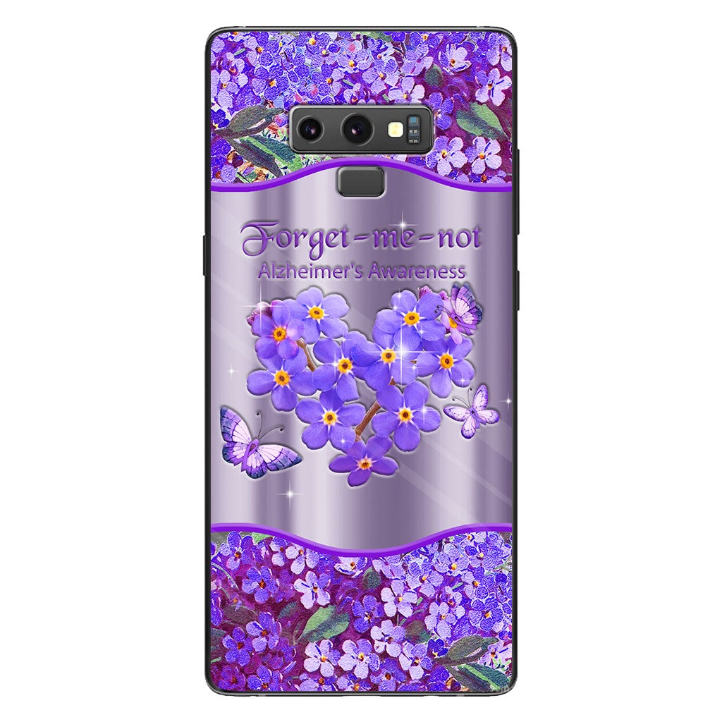 Forget-me-not - Alzheimer Awareness Personalized Phone Case