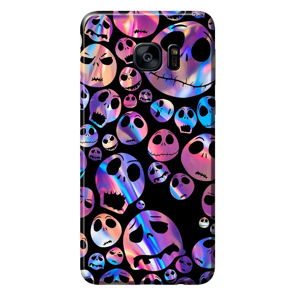 Hello Darkness Nightmare Purple Hologram Personalized Phone Case