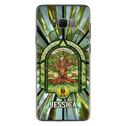 Stainted Glass Game - Personalized The Hero's Legend Phone Case