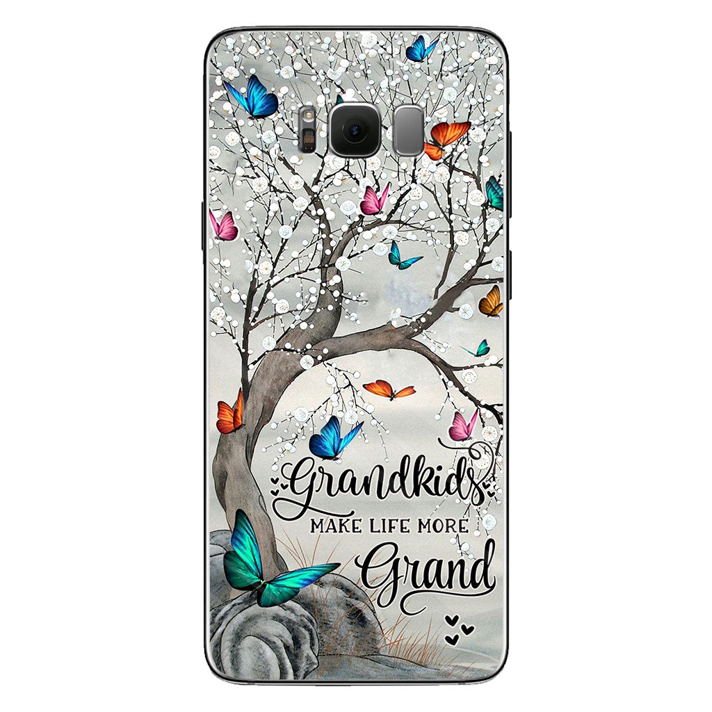 Grandkids Make Life More Grand - Personalized Grandma Phone Case