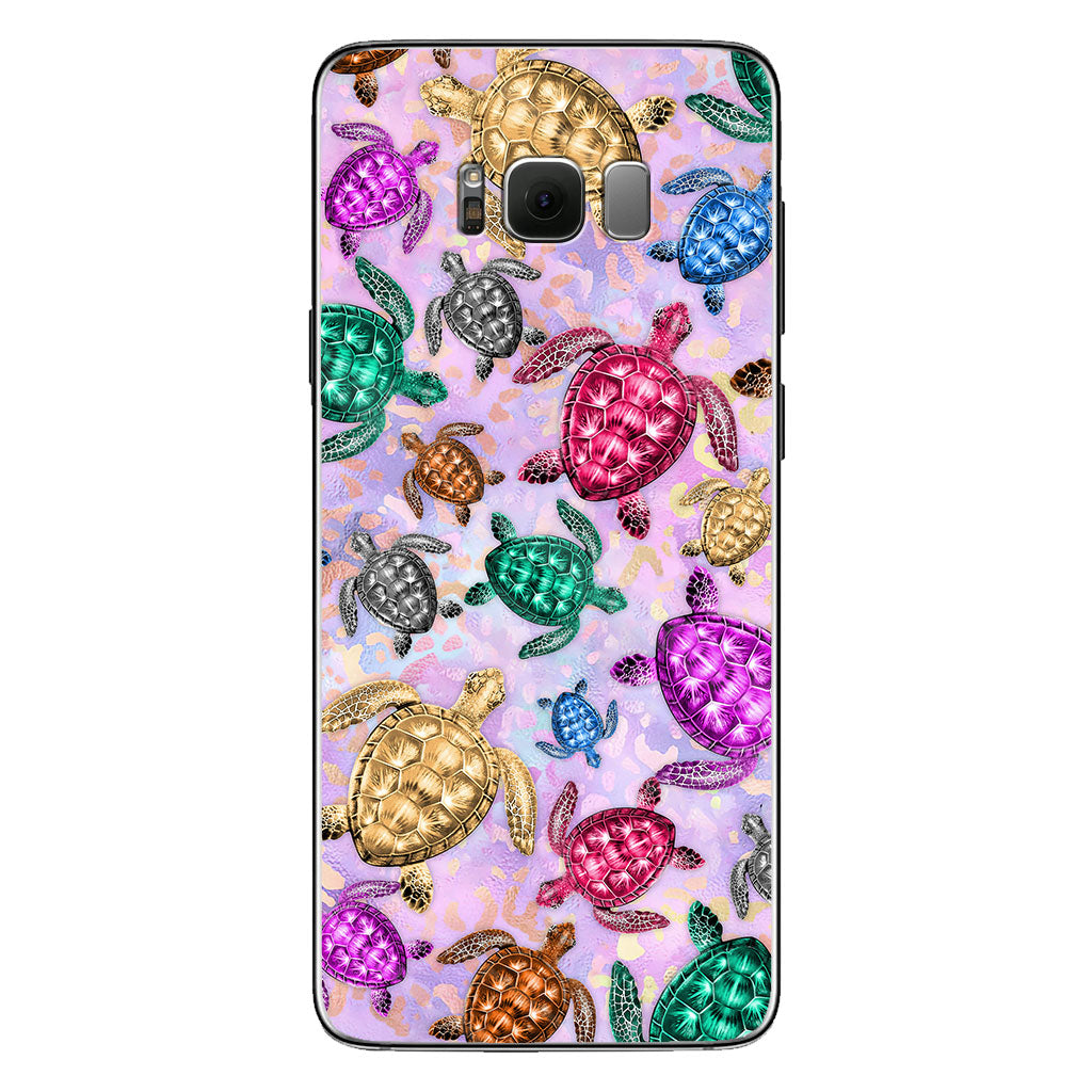 Salty Soul Colorful Turtles Leopard - Phone Case