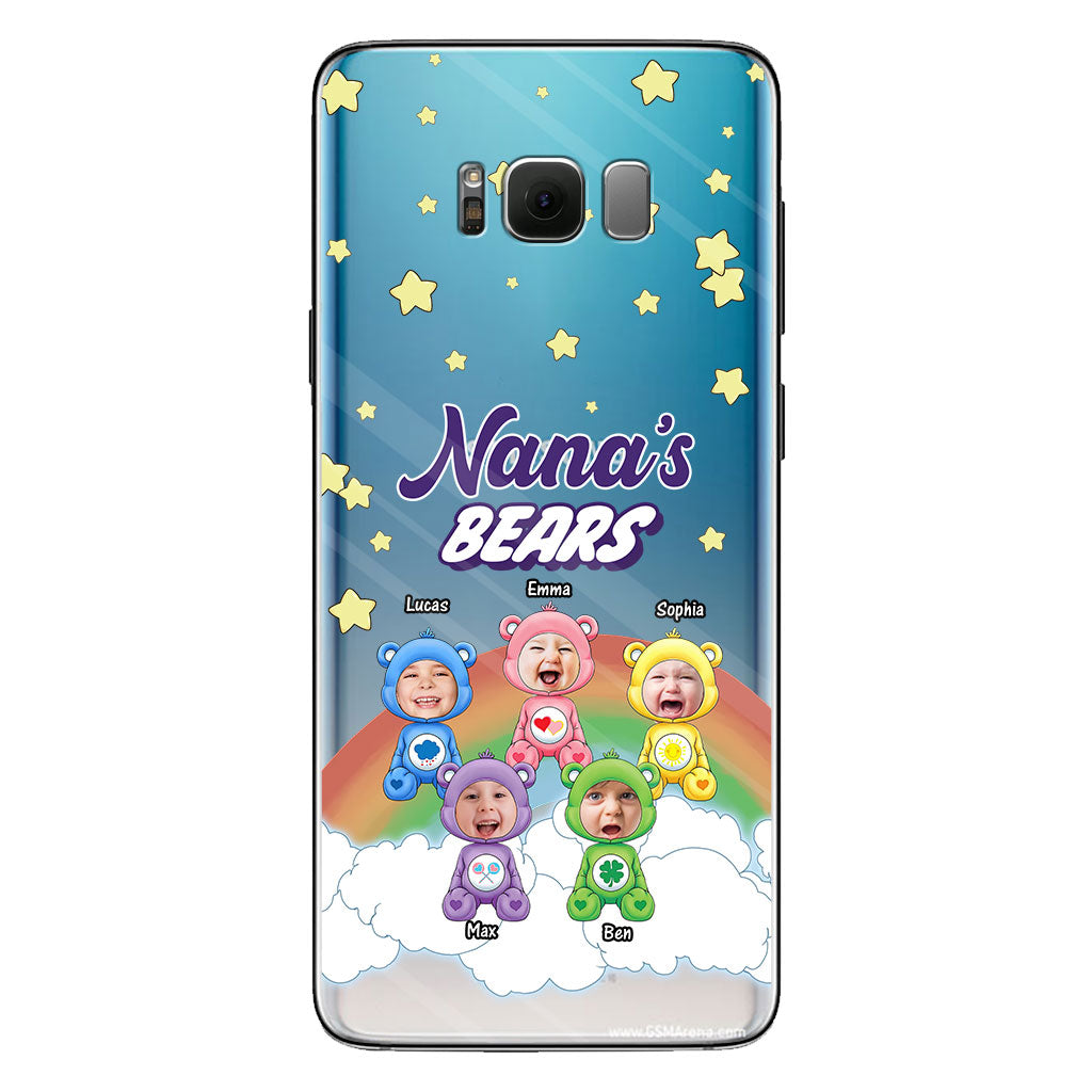 Mama's Bears - Personalized Mother Clear Phone Case