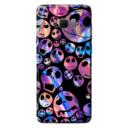 Hello Darkness Nightmare Purple Hologram Personalized Phone Case