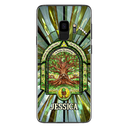 Stainted Glass Game - Personalized The Hero's Legend Phone Case