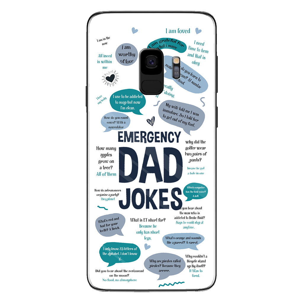 Emergency Dad Jokes - Father's Day Phone Case