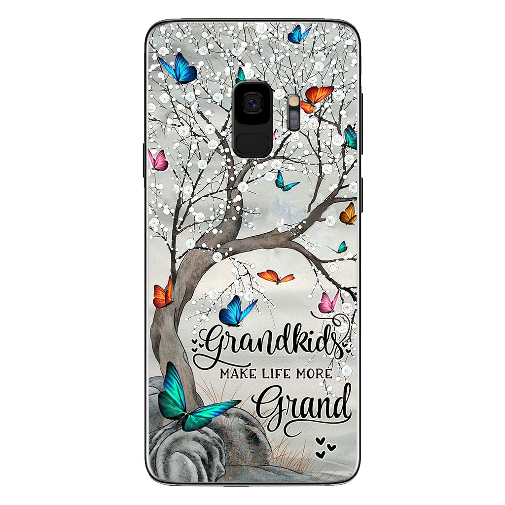 Grandkids Make Life More Grand - Personalized Grandma Phone Case