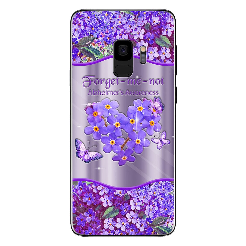 Forget-me-not - Alzheimer Awareness Personalized Phone Case