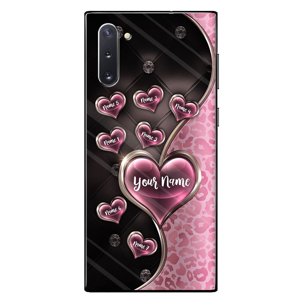 Glitter And Dirt Mama - Personalized Mother Phone Case