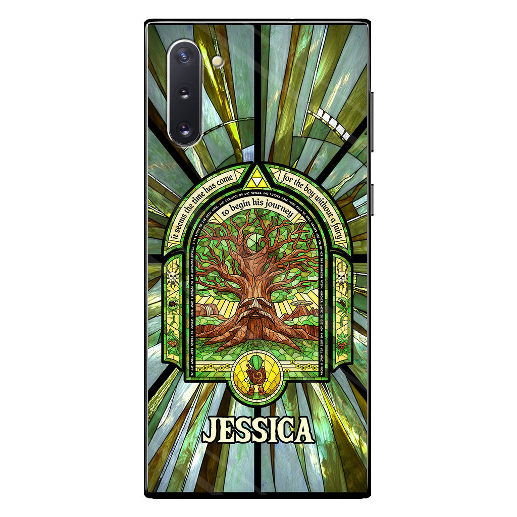 Stainted Glass Game - Personalized The Hero's Legend Phone Case