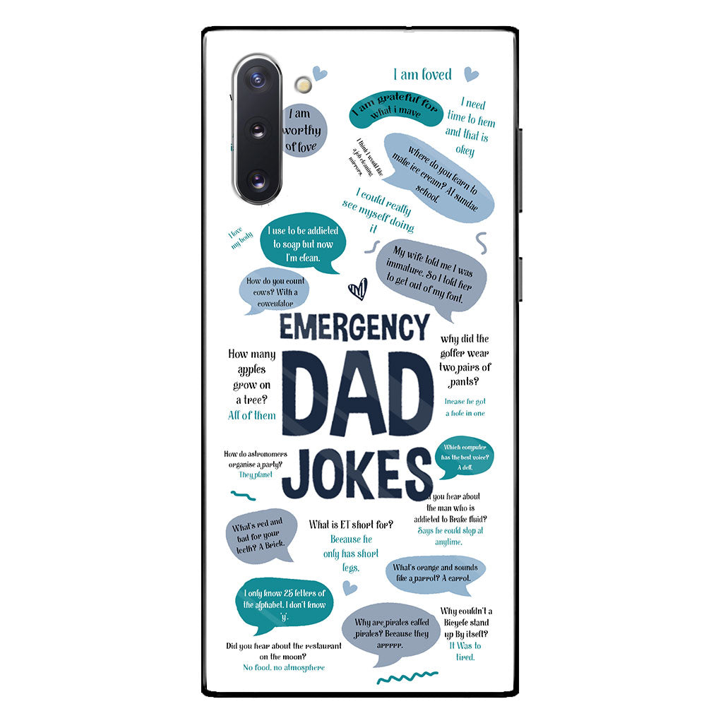 Emergency Dad Jokes - Father's Day Phone Case