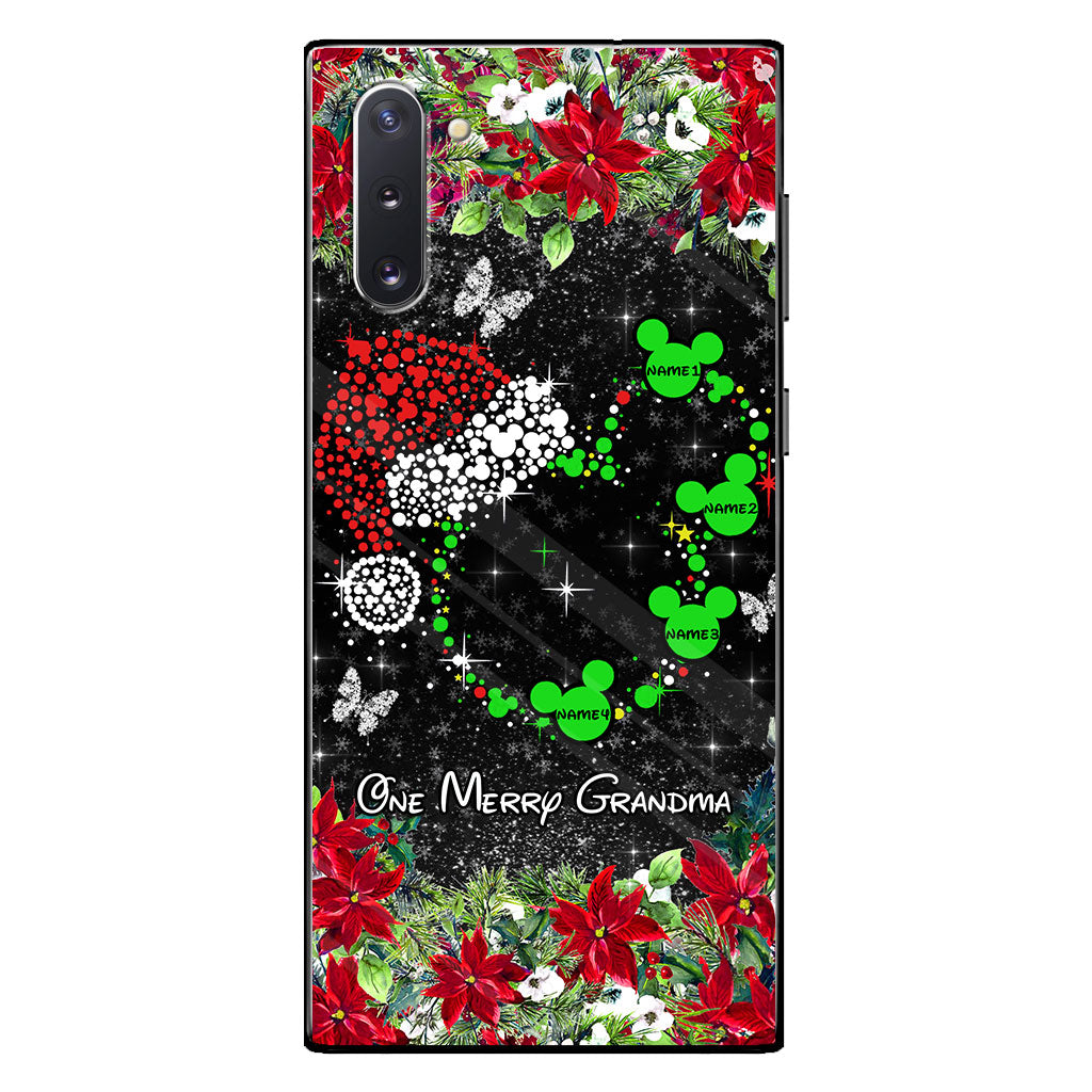 One Merry Grandma - Personalized Christmas Grandma Phone Case