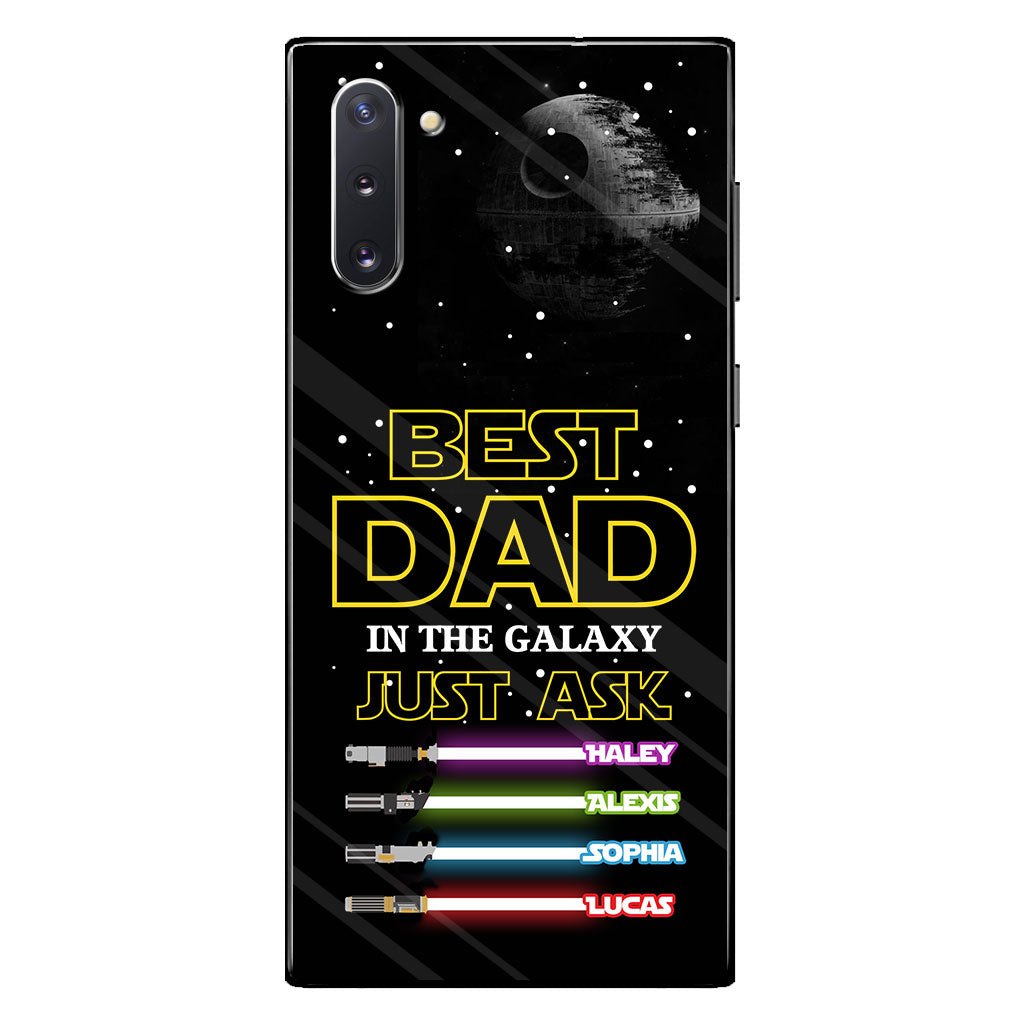 Best Dad In The Galaxy - Personalized Father's Day Phone Case