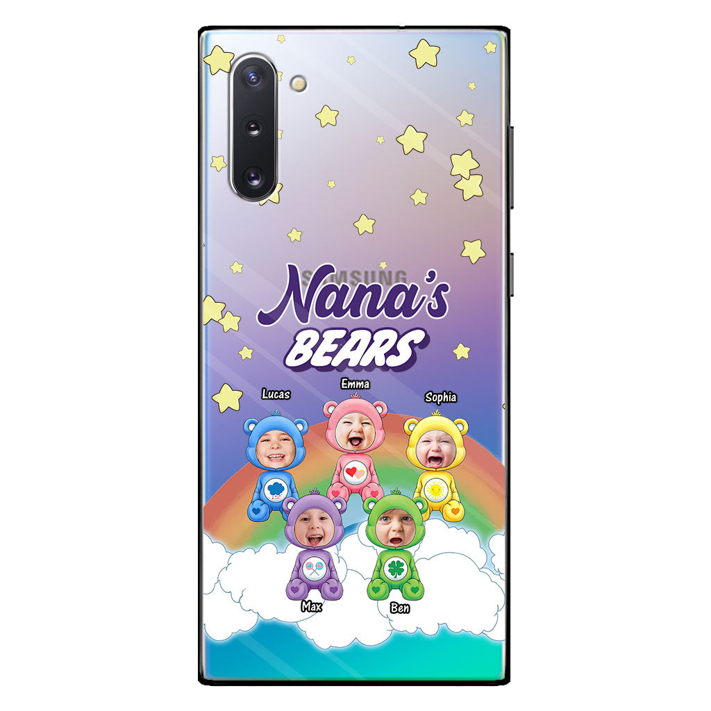 Mama's Bears - Personalized Mother Clear Phone Case
