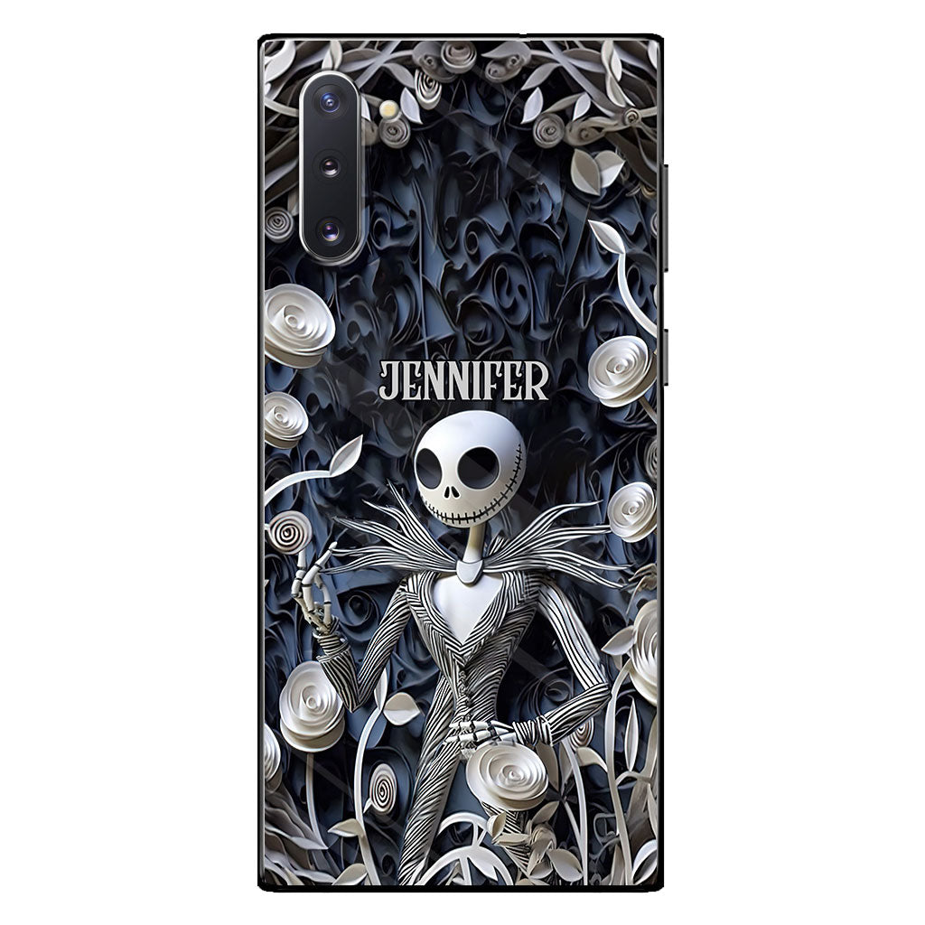 Hello Darkness - Personalized Nightmare Phone Case With 3D Effect Pattern