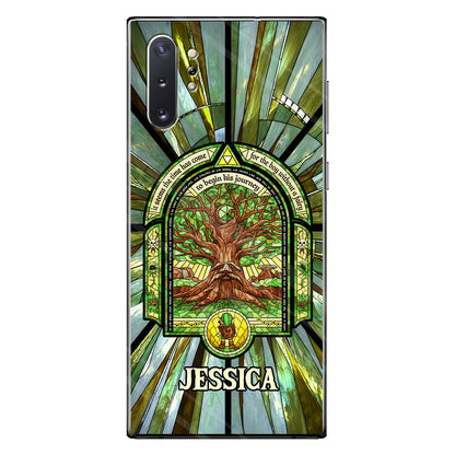 Stainted Glass Game - Personalized The Hero's Legend Phone Case