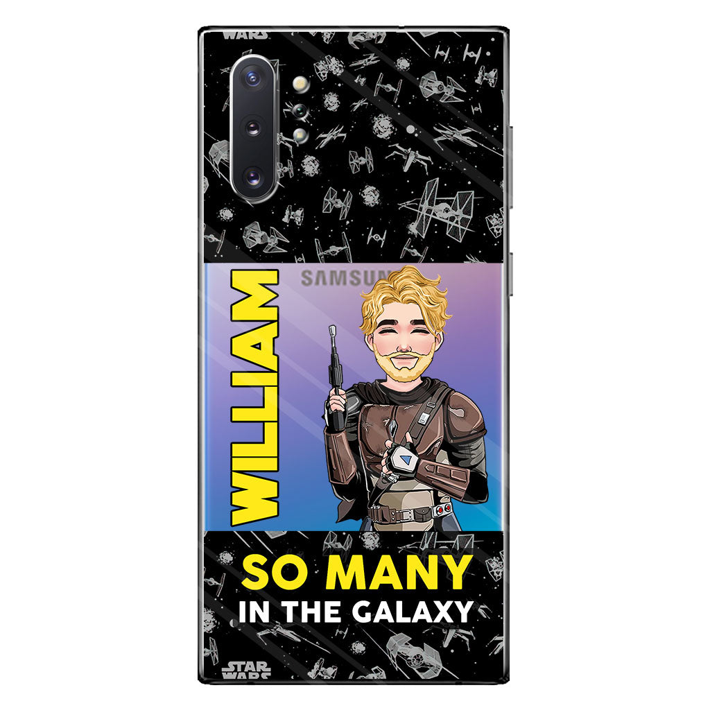 So Many In The Galaxy - Personalized The Force Clear Phone Case