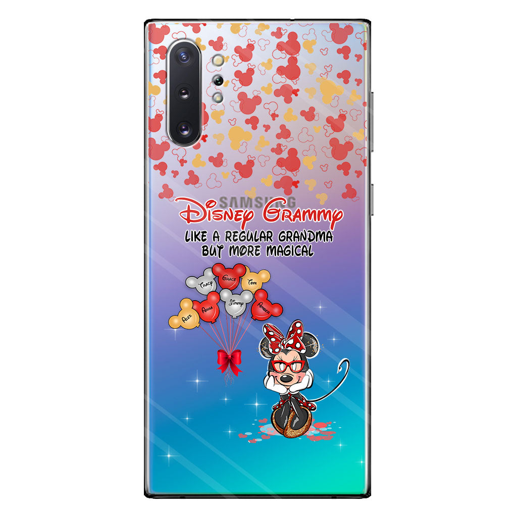 Like A Regular Grandma But More Magical - Personalized Grandma Clear Phone Case