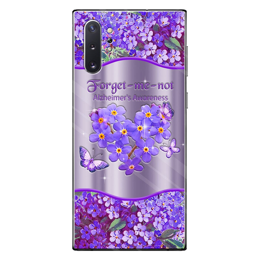 Forget-me-not - Alzheimer Awareness Personalized Phone Case