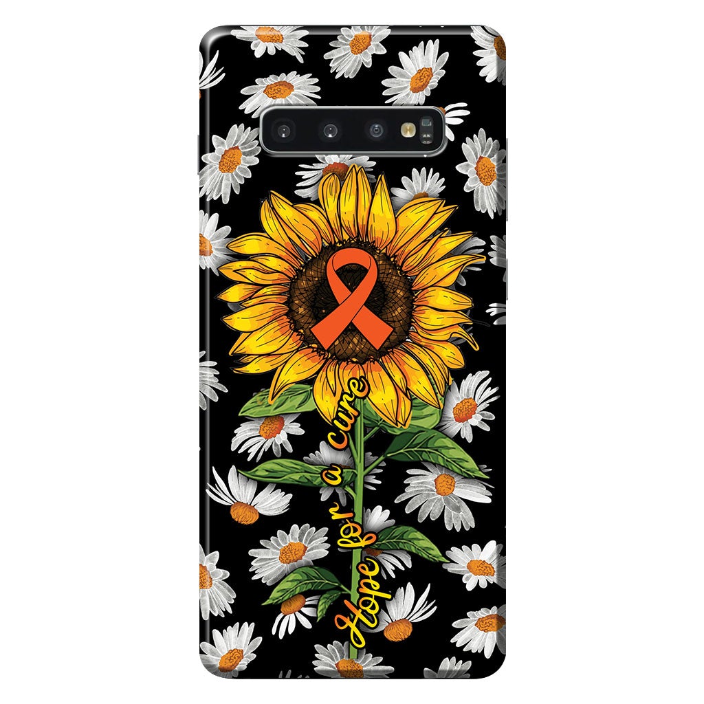 Hope For A Cure  - Multiple Sclerosis Awareness Phone Case 092021