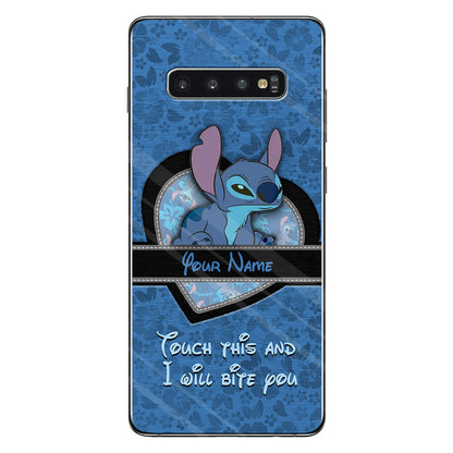 Touch This And I Will Bite You - Personalized Ohana Phone Case