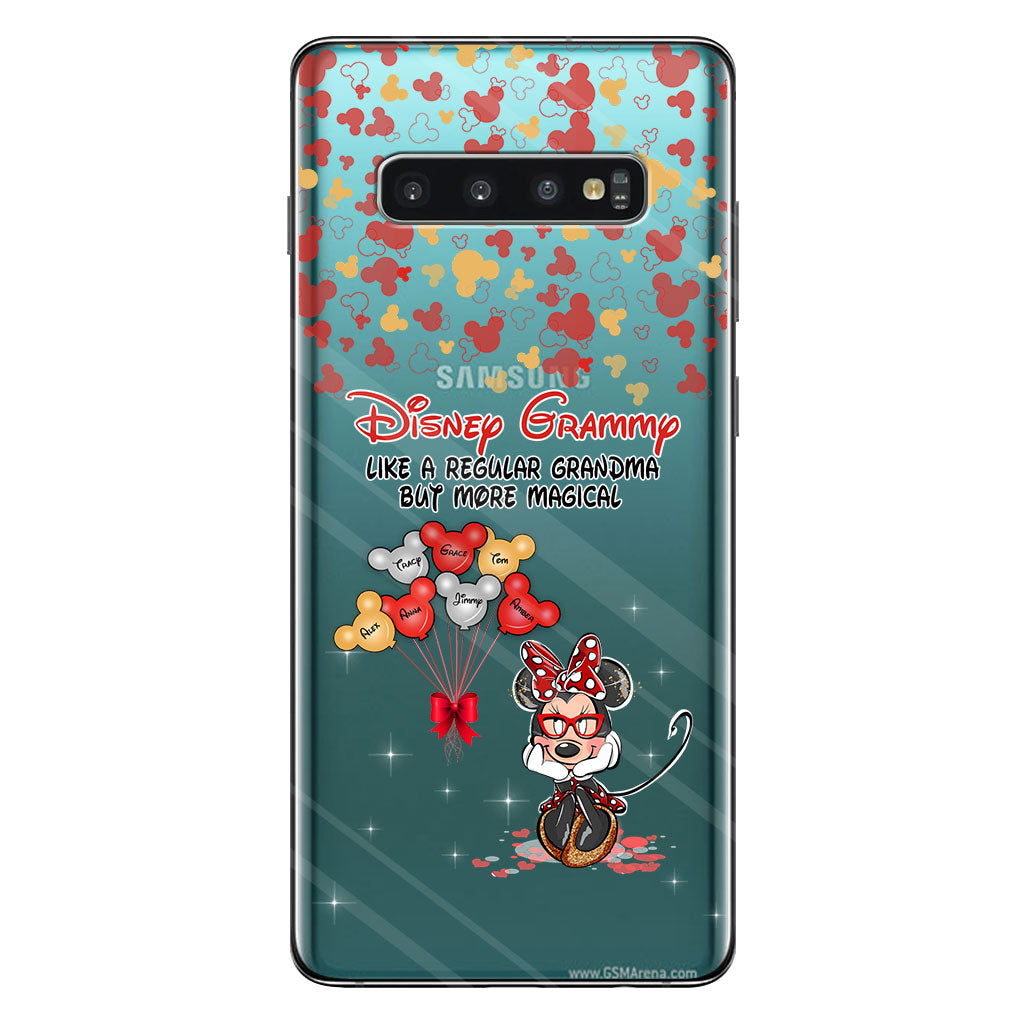 Like A Regular Grandma But More Magical - Personalized Grandma Clear Phone Case