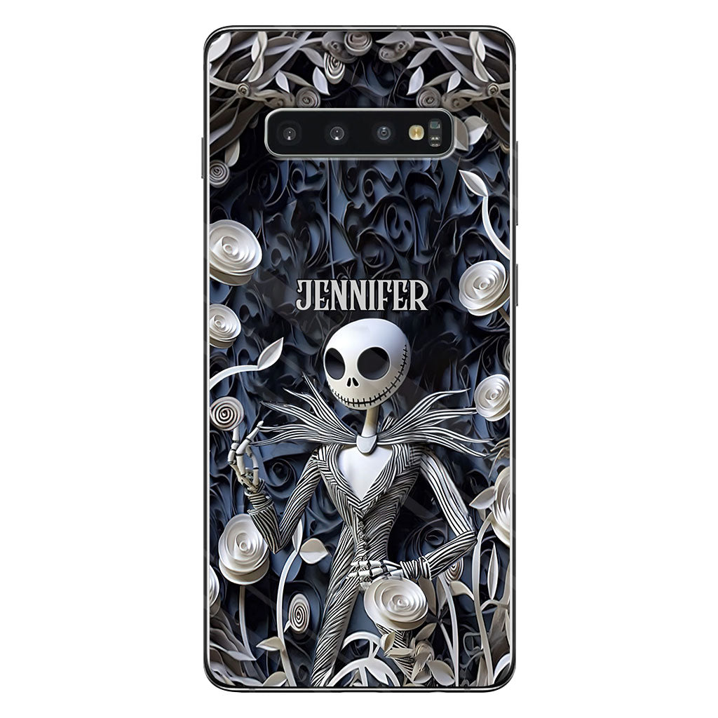 Hello Darkness - Personalized Nightmare Phone Case With 3D Effect Pattern