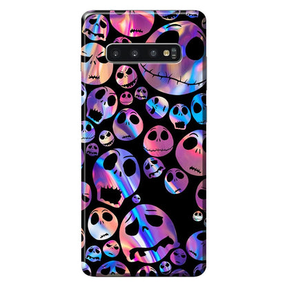 Hello Darkness Nightmare Purple Hologram Personalized Phone Case